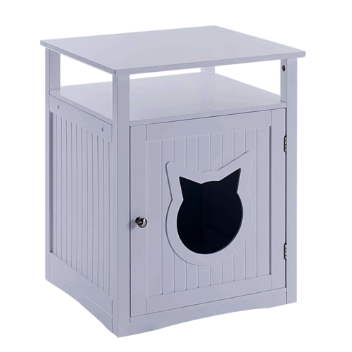 Indoor Nightstand - Hidden Cat Litter Box