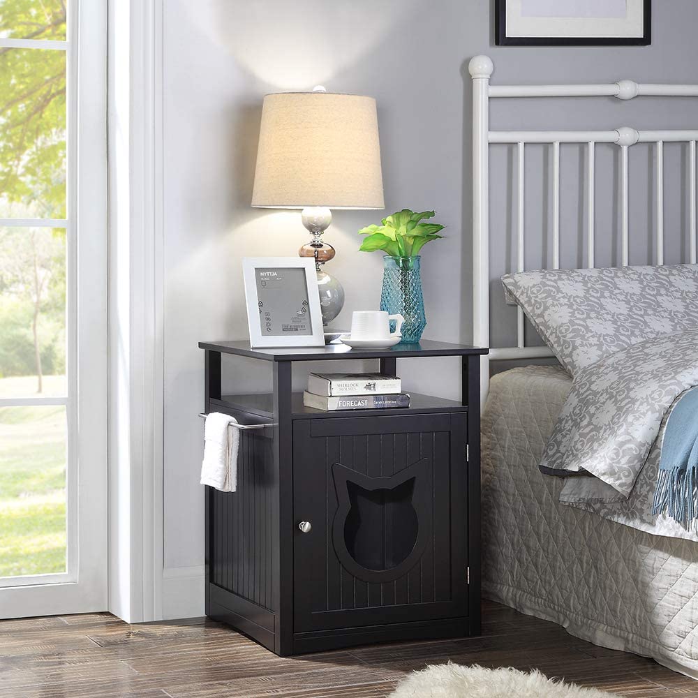 Indoor Nightstand - Hidden Cat Litter Box