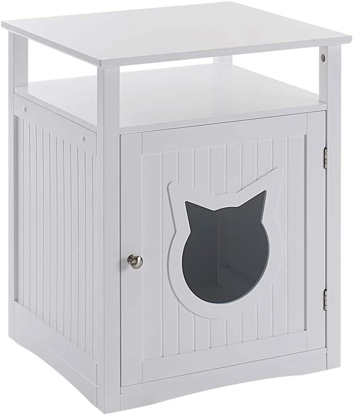 Indoor Nightstand - Hidden Cat Litter Box