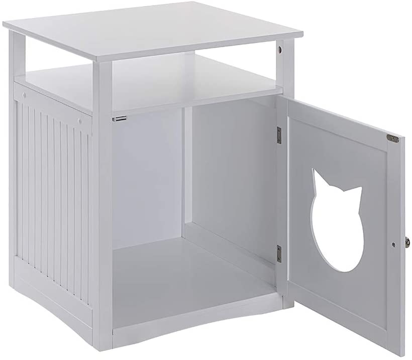 Indoor Nightstand - Hidden Cat Litter Box