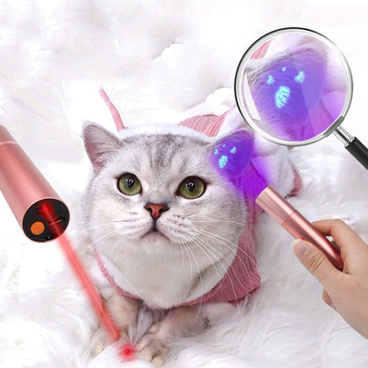 2 in 1 Cat Moss Detection Lamp & Laser Stick