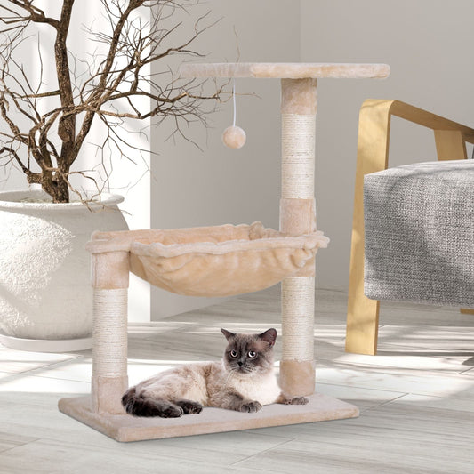 Scratching Cat Tree With Hammock