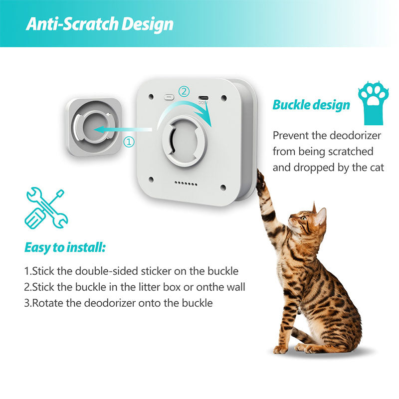 Smart Cat Litter Box Odor Purifier