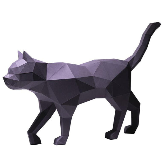 3D Black Cat Model