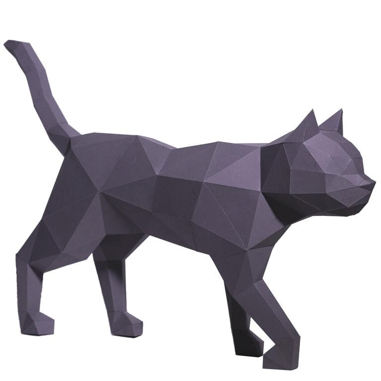 3D Black Cat Model